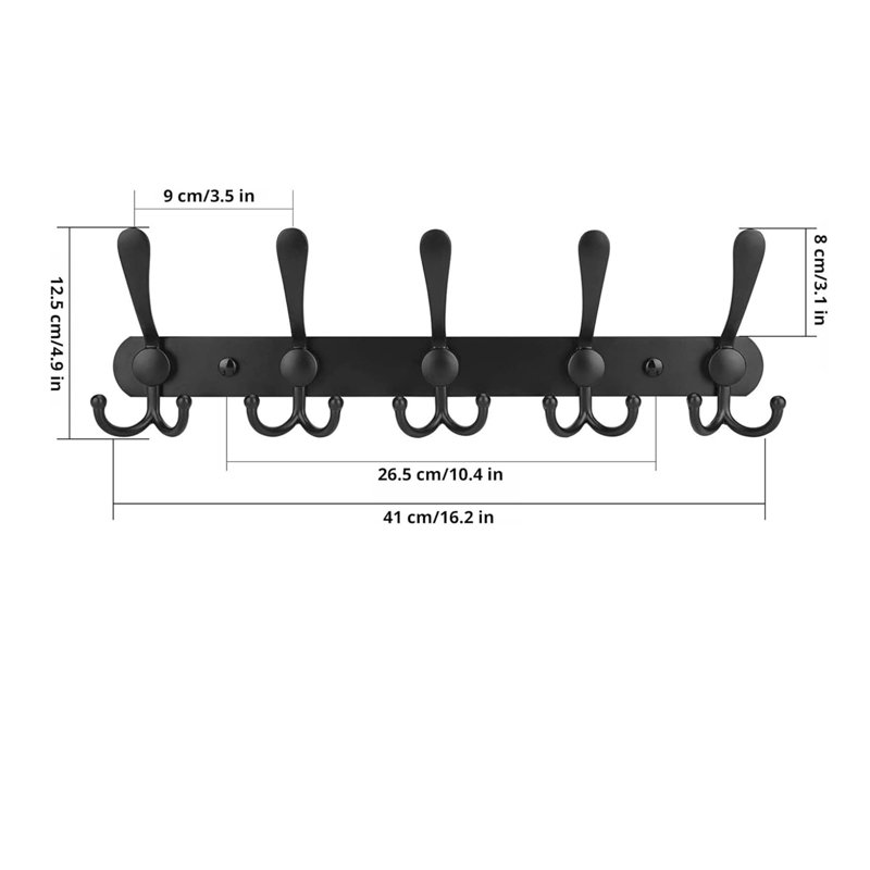 Abbygail Stainless Steel Coat Rack