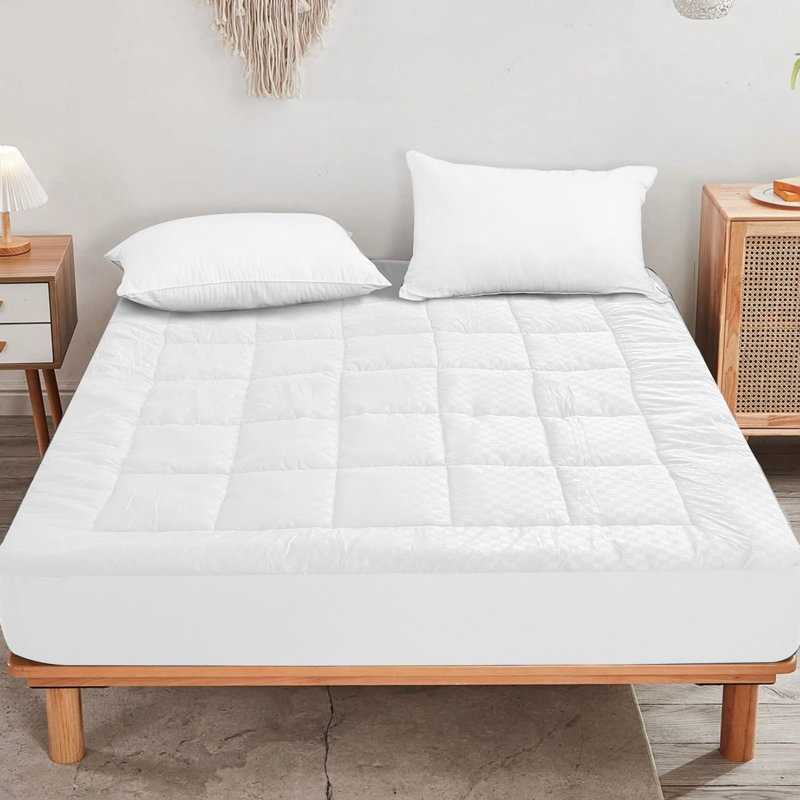 Housse de protection antidérapante pour matelas en relief, Très grand lit