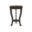 Table d'appoint, 2 niveaux, chambre à coucher, bout, lampe, table de chevet, ronde, table d'appoint, placage brun, traditionnel