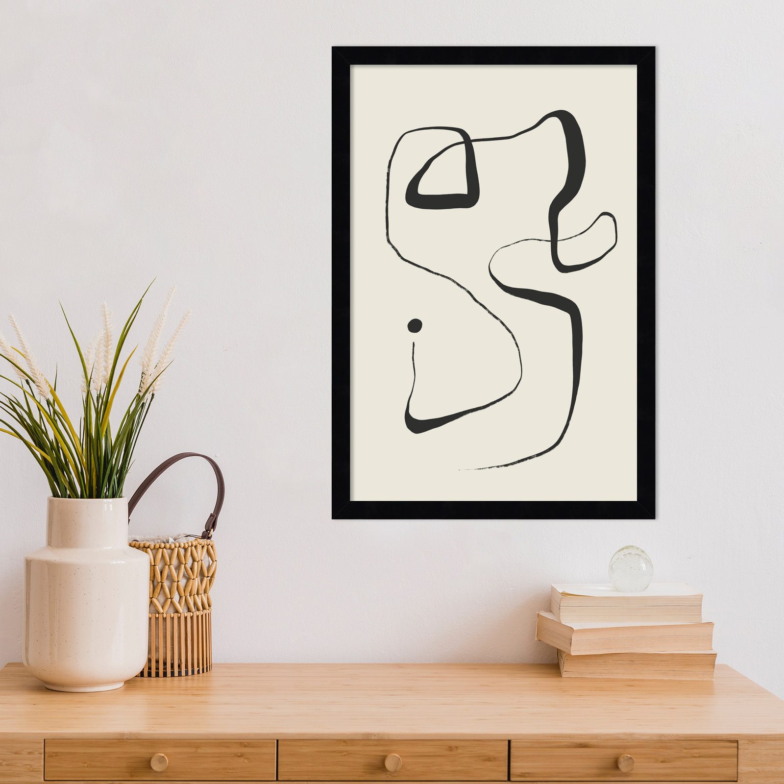 Galya "The Point" Print by Treechild, Black, 21" H x 15" W