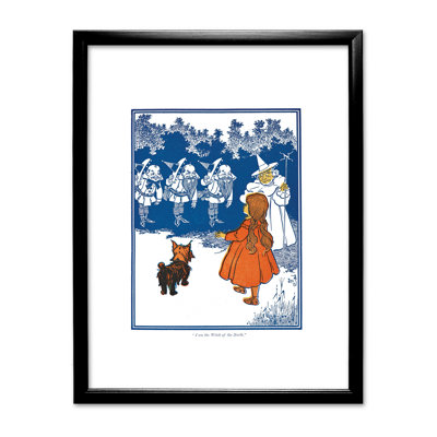 The Wizard of Oz by William Wallace Denslow Framed Graphic Art