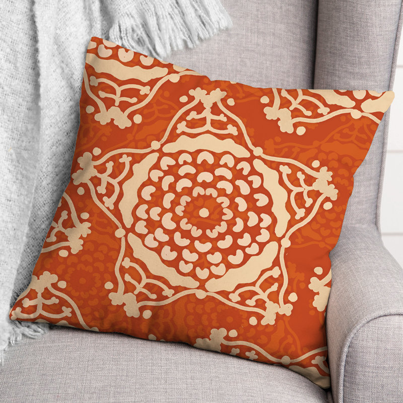  Housse et insert de coussin extérieur d'extérieur, Orange