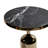 Nomad Polished Gold Marble Accent Table