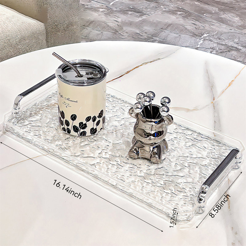 Plateau en plastique Billwise, Transparent