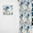 Crystal Vein Gold And Blue Marble Pattern - Glam Velvet Curtain - Room Darkening - 1 Panel-107610586