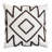 Embroidered Cotton Blend Throw Pillow