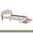 Teddy Fleece Queen Size Upholstered Platform Bed With Drawer-2135583218