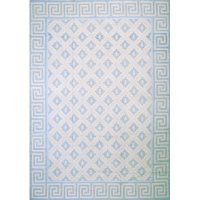 One-of-a-Kind 6' X 9' Cotton Area Rug in