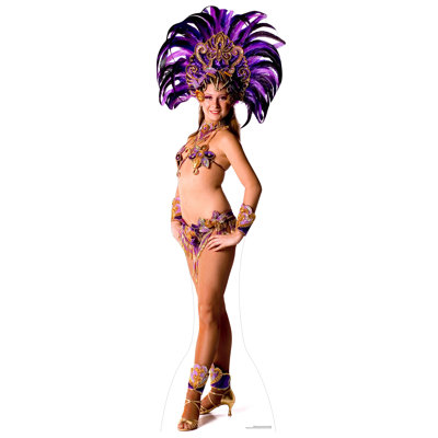 Accroche en carton carnival peacock bébé