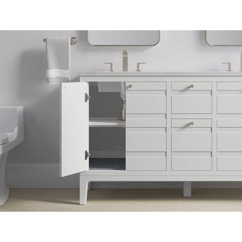 Ensemble de meuble-lavabo 60 po Helst, Blanc
