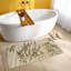 Ensemble de tapis de bain ultra doux (2 pièces), beige, 19,7 po x 23,6 po et 23,6 po x 39,4 po | 100% polyester, 650 g / m², hauteur des poils de 0,2 po | Base à pois antidérapante, lavable à la machine, parfaite pour le confort et la sécurité de la salle de bain