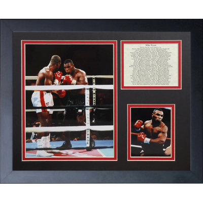 Souvenirs encadrée mike tyson
