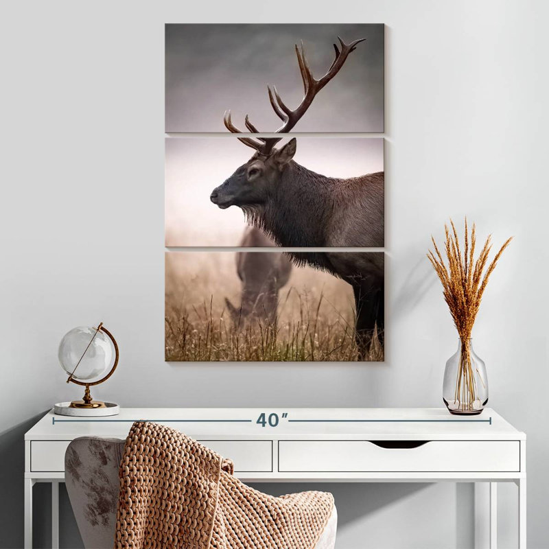 Brampt Mighty Bull Elk, 32" H x 20" W