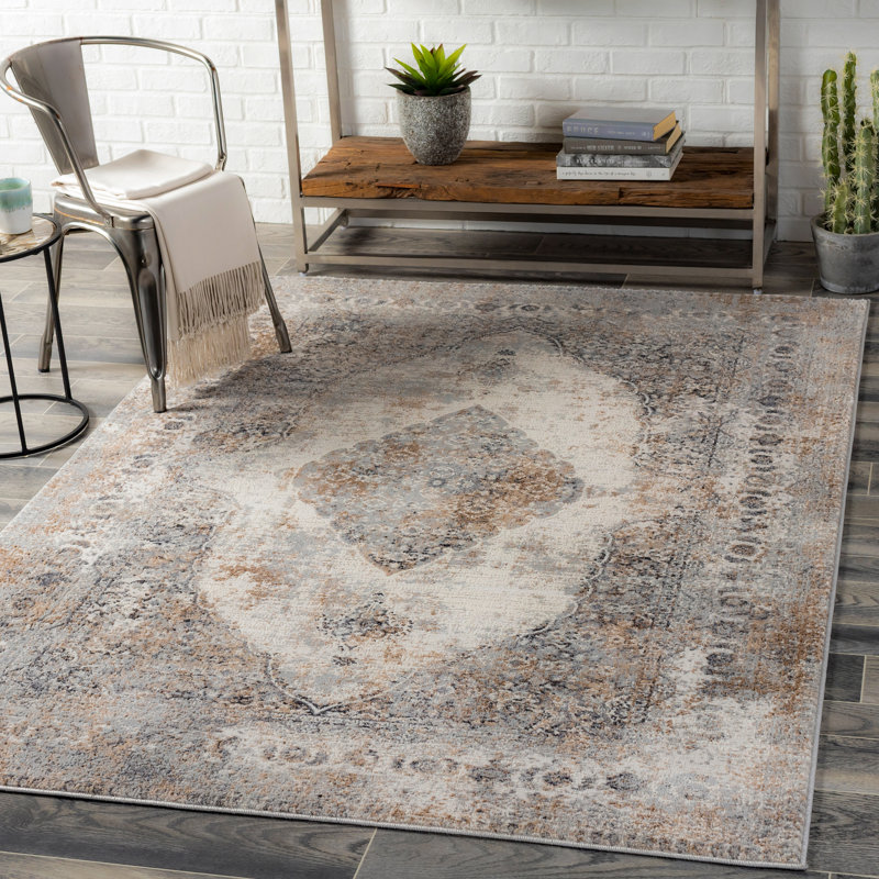 Burkittsville Oriental Indoor Rug, Rectangle 5'3" x 7'