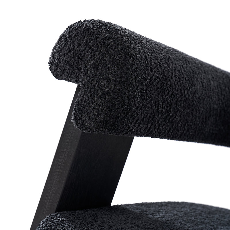 Chaise de salle à manger Weisberg , Noir