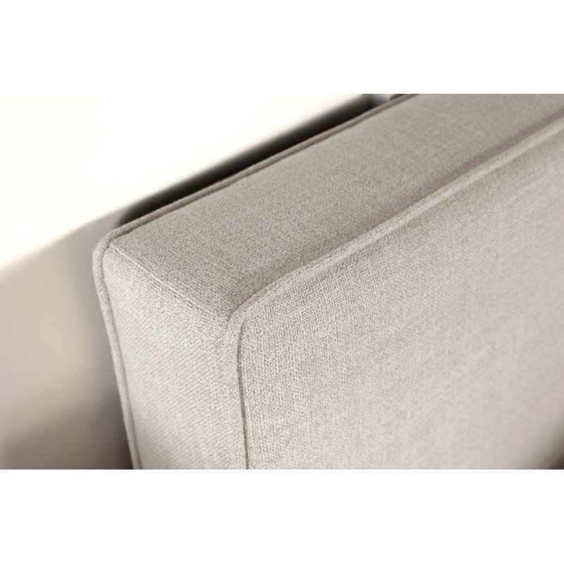 Upholstered Queen or Full Panel Headboard Sand, Full/Queen, Ivory