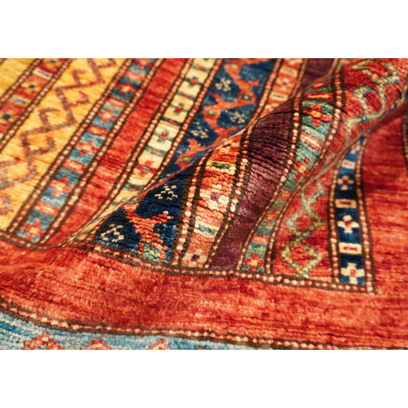 Aryana Hand Woven Wool Striped Area Rug