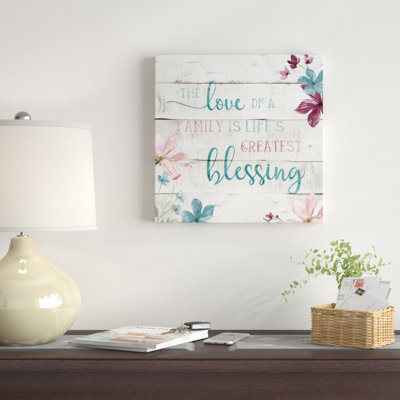 «Family Blessing», art textuel