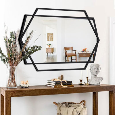 Miroir de salle de bain Hexagonal