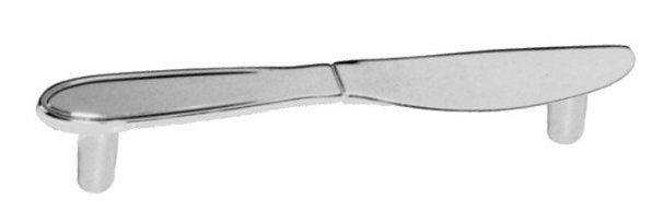 Poignée 3--3 / 4 po Chrome mat