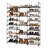 Shoe Rack Organizer – Stackable Shoe Cabinet , Waterproof Pp Panels & Sturdy Metal Pipes, Easy Clean For Closet/garage/entryway Storage Essential