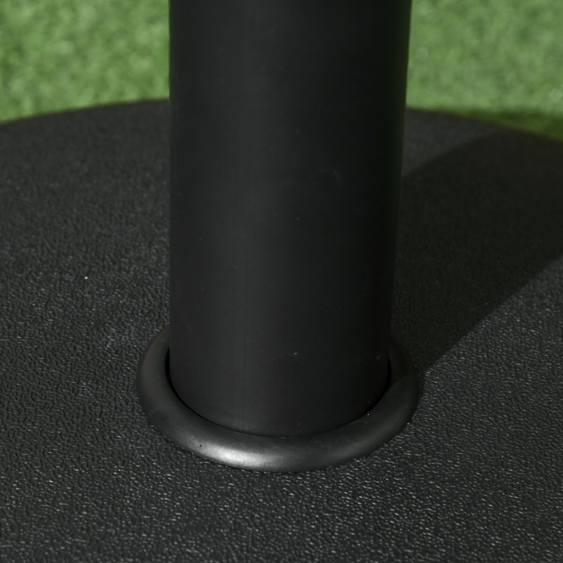 Keltner Free Standing Umbrella Base, Black, 14.6" H x 19.3" W x 19.3" D