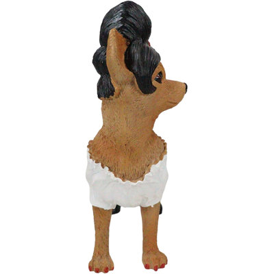 Figurine Arita Chihuahua Senorita avec piments