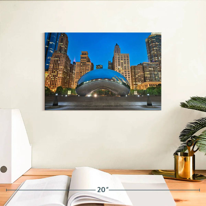 Sireci Cloud Gate Sculpture, 8" H x 12" W