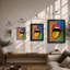 Playful Pop Mouth Pop Art - Framed Print-1278292552-1278292599