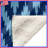 Blue Zigzag Pattern Blankets-130507878
