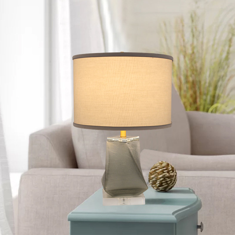 Lampe de table gris fumée 24 po Parkhurst