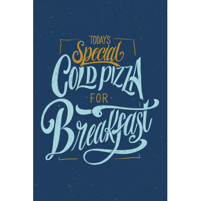 Guilty Pleasures by Becky Thorns - Typography Print