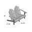 Banc de jardin en bois Langport