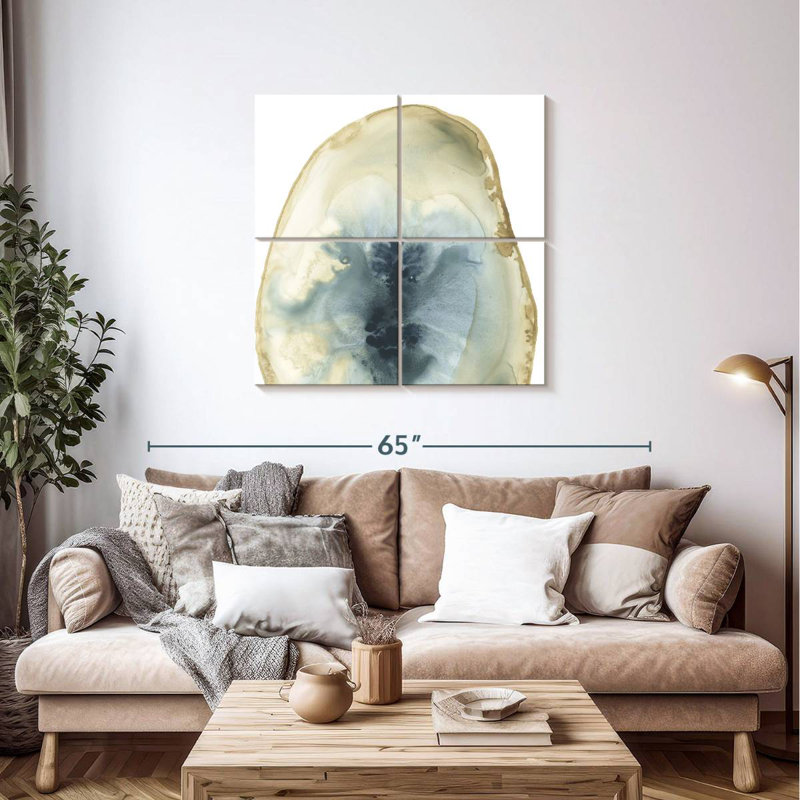 Avery Cropped Geodes II, 38" H x 38" W