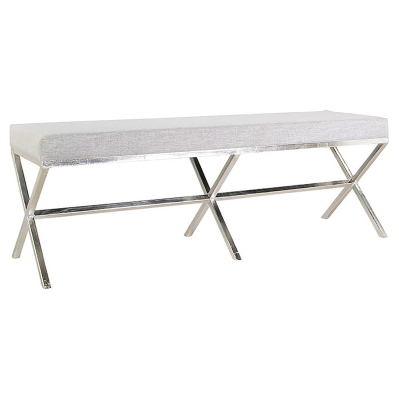 Soho Bench, Silver Leaf/Dove Gray
