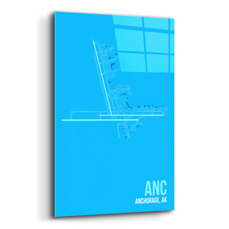 Art mural en verre acrylique, ANC, H 16 po x l 12 po x P 0,13 po