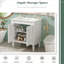 Meuble-lavabo 30 po avec lavabo en céramique-778292053