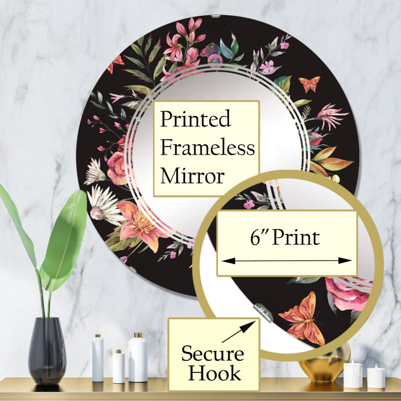 Miroir de salle de bain sans cadre, 32 po x 32 po