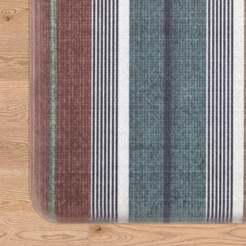 Tapis de cuisine Eddie Bauer, 17,5 po x 48 po, Stripes Multi