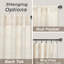 Rideaux occultants 100% naturels Goffredo pour chambre à coucher Double couche Drape Farmhouse-52496333-52496331