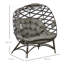 Trapeza Double Egg Chair with Stand-1508902382