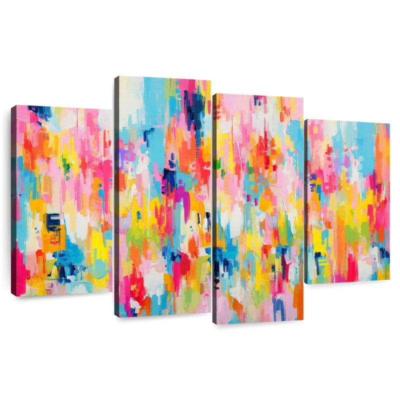 Avery Springtime Pigments I, 48" H x 75" W