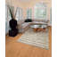 Tapis gris en laine tissé à la main Mott Street-567568546-657613958