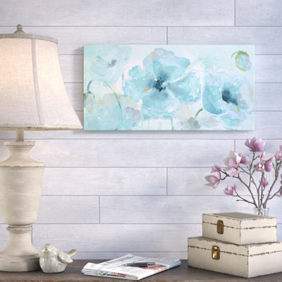 « aquarelle blue », reproduction d’art sur toile tendue