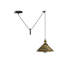 Anahla 1-Light Modern Industrial  Cone Pendant – Adjustable Ceiling Fixture for Contemporary Spaces-157411069-157410832