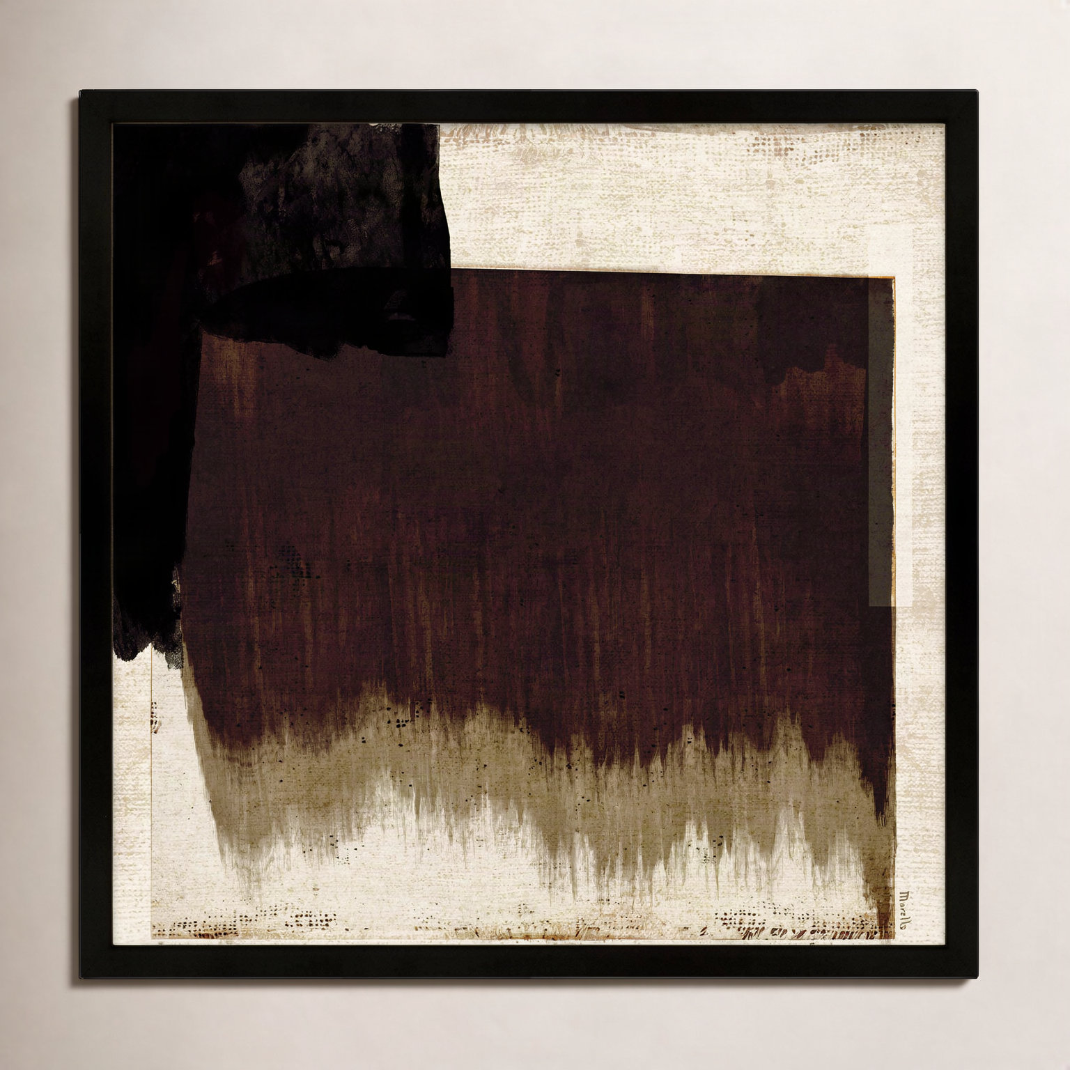 Untitled by Marco Marella for Studio M - Framed Wall Art, 16" H x 16" W, Paper, Maple