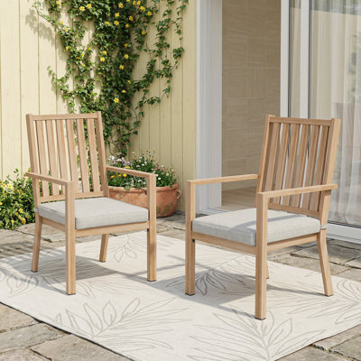 Deidre Aluminum Outdoor Patio Dining Chair by Wildon Home