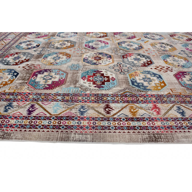 Lucha Geometric Indoor Rug, Runner 2'6" x 10'