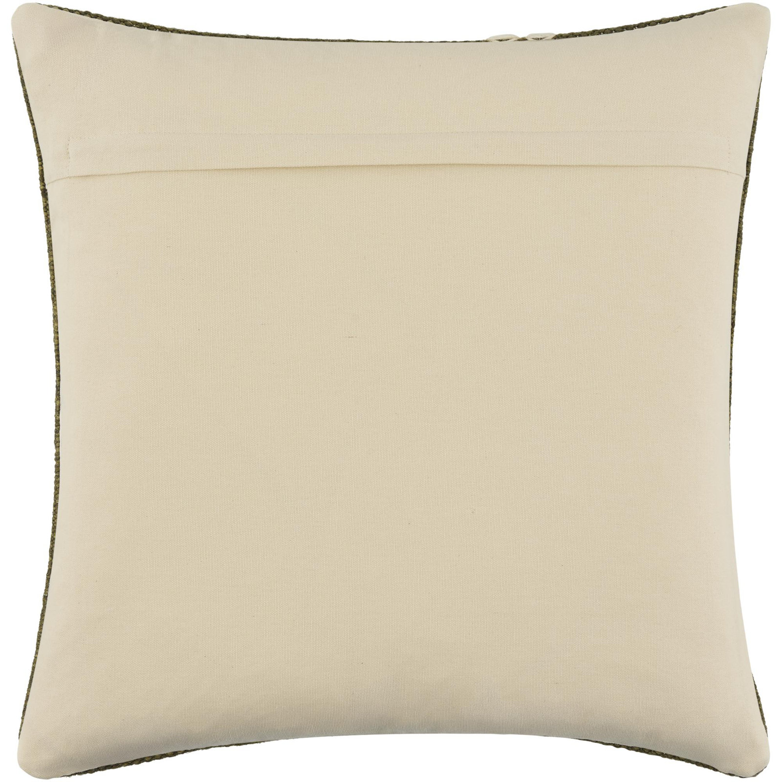 Jundah Accent Pillow, Green, Square 20", Polyester