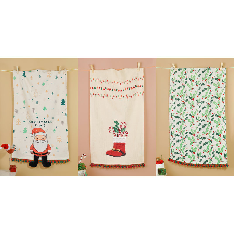 The Jolly Kitchen Artisan Tea Towel Set of 3